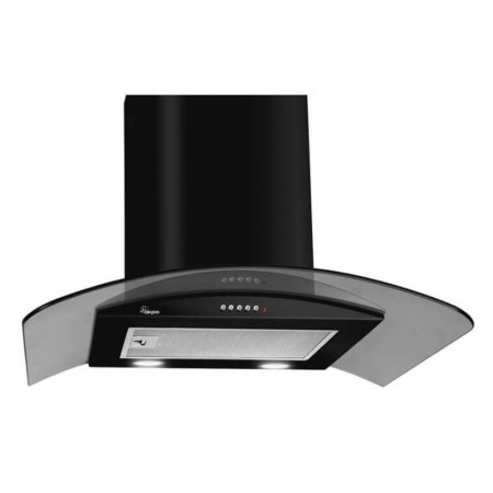 Chimney kitchen hood Akpo WK-4 Largo Eco 90 Wall-mounted Black