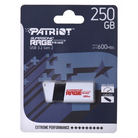 Patriot Rage Prime 600 MB/S 256 GB USB 3.2 8K IOPS