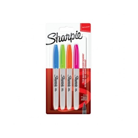 Permanent Marker Set Sharpie Fine Fun - 4 Colors