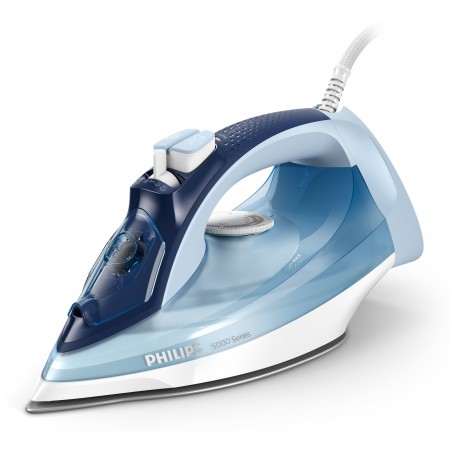 Philips 5000 series DST5030 20 ferro de engomar Ferro a vapor Base SteamGlide Plus 2400 W Azul