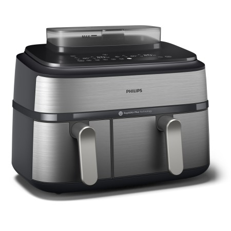 Philips 5000 series Airfryer doppio cestello con cottura a vapore, friggitrice ad aria da 9.0L, 19 metodi di cottura, App per