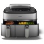 Philips 5000 series Airfryer doppio cestello con cottura a vapore, friggitrice ad aria da 9.0L, 19 metodi di cottura, App per