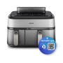 Philips 5000 series Airfryer doppio cestello con cottura a vapore, friggitrice ad aria da 9.0L, 19 metodi di cottura, App per