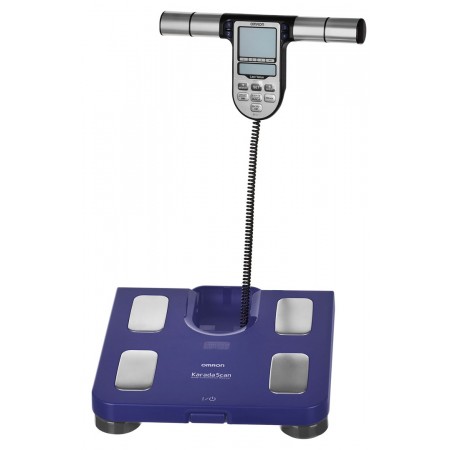 Omron BF511 Square Blue Electronic personal scale