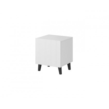 PAFOS bedside table 2 pcs. 45x40x51 cm white matt