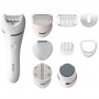 Philips Epilator Series 8000 BRE740 10 Depiladora Wet & Dry