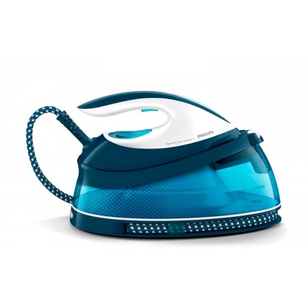 Philips GC7840 20 estação de engomar a vapor 2400 W 1,5 l Base SteamGlide Azul, Branco