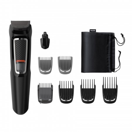 Philips MULTIGROOM Series 3000 8 acessórios 8-em-1, rosto e cabelo