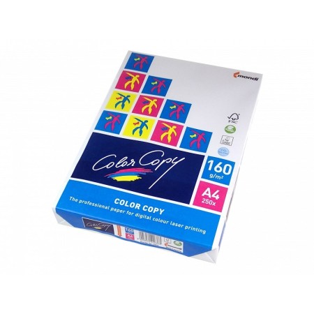 Paper copier office Mondi Color Copy 8687A16 (A4- 160g/m2- 250 pcs. sheets- paper white- satin)