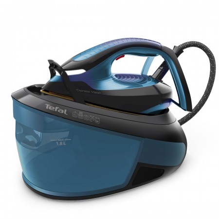 Tefal Express Vision SV8151 2800 W 1.8 L Durilium AirGlide Autoclean soleplate Blue, Black