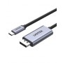 UNITEK V1409A cable gender changer USB-C DisplayPort Black, Grey