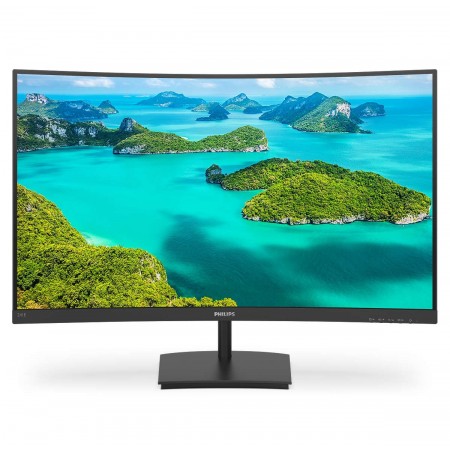 Philips E Line 241E1SCA 00 monitor de ecrã 59,9 cm (23.6") 1920 x 1080 pixels Full HD LCD Preto