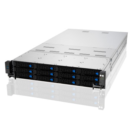 ASUS RS720A-E11-RS12 10G Socket SP3 Armadio (2U) Argento