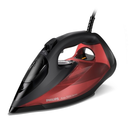 Philips 7000 series DST7022 40 ferro da stiro Ferro a vapore SteamGlide Plus 2800 W Nero, Rosso