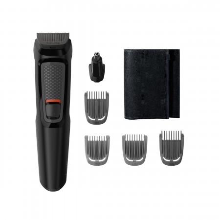 Philips MULTIGROOM Series 3000 6 acessórios Lâminas em aço auto-afiáveis 6-em-1, Rosto