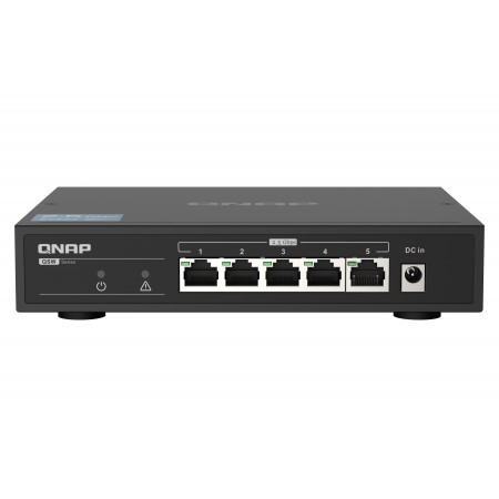 QNAP QSW-1105-5T switch de rede Não-gerido Gigabit Ethernet (10 100 1000) Preto