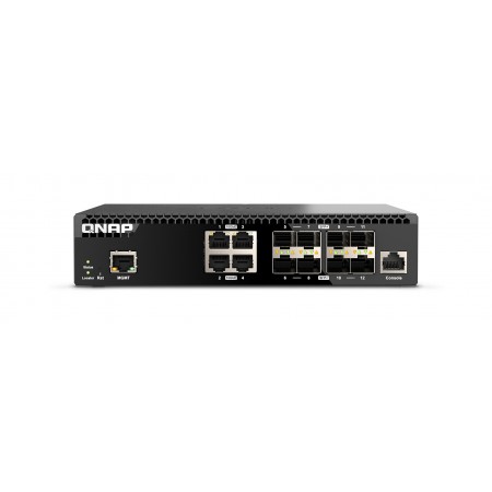 QNAP QSW-M3212R-8S4T switch de rede Gerido 10G Ethernet (100 1000 10000) 1U