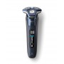 Philips SHAVER Series 7000 S7885 50 máquina de barbear Máquina de barbear rotativa Aparador Preto, Azul