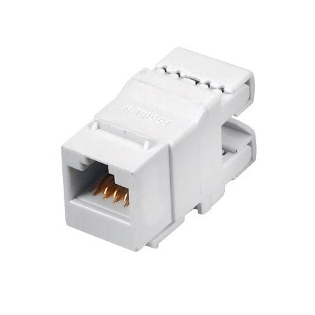 Q-LANTEC MKN-U6-1 wire connector RJ45 UTP Category 6 Unshielded White