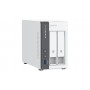 QNAP TS-216G servidor NAS e de armazenamento Tower Cortex-A Cortex-A55 4 GB HDD Branco