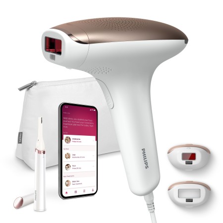 Philips Lumea Advanced 7000 Series Epilatore a luce pulsata IPL con 2 accessori per corpo e viso e rifinitore a penna BRI921 00
