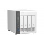 QNAP TS-433 NAS Tower ARM Cortex-A55 4 GB 0 TB QNAP QTS Branco