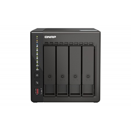 QNAP TS-453E NAS Tower Intel® Celeron® J6412 8 GB 0 TB QNAP QTS Preto