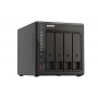 QNAP TS-453E NAS Tower Intel® Celeron® J6412 8 GB 0 TB QNAP QTS Preto