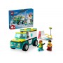 LEGO CITY 60403 EMERGENCY AMBULANCE AND SNOWBOARDER