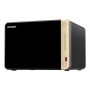 QNAP TS-664 NAS Tower Intel® Celeron® N5095 8 GB DDR4 0 TB QNAP QTS Preto, Bronze