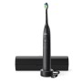 Philips Sonicare Spazzolino elettrico sonico con base di ricarica, 2 livelli intensità, sensore di pressione colore nero