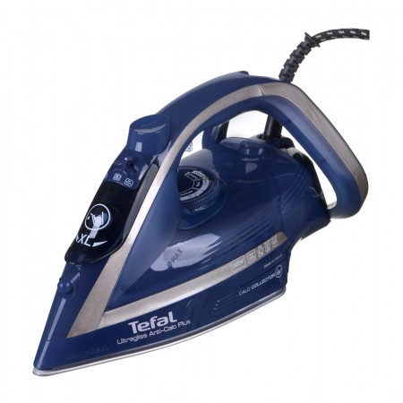 Tefal Ultragliss Anti-Calc Plus FV6830E0 iron Steam iron 2800 W Blue, Silver