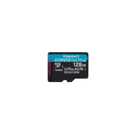 Kingston Technology 128GB microSDXC Canvas Go Plus 170R A2 U3 V30 Single Pack w/o ADP