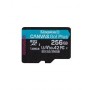 Kingston Technology 256GB microSDXC Canvas Go Plus 170R A2 U3 V30 Single Pack w/o ADP