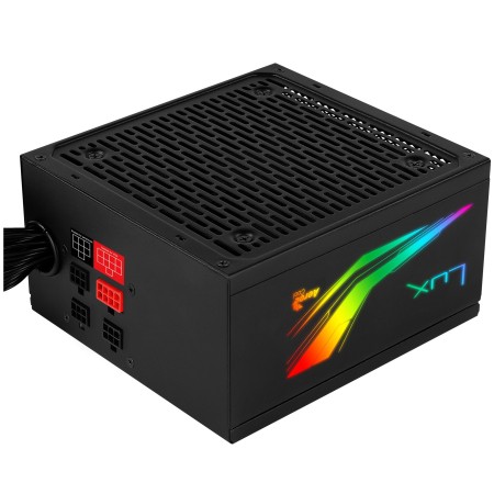 Aerocool LUX RGB 550M fonte de alimentação 550 W 20+4 pin ATX Preto