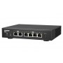 QNAP QSW-2104-2T switch de rede Não-gerido 2.5G Ethernet (100 1000 2500) Preto