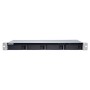 QNAP TL-R400S contenitore di unità di archiviazione Box esterno HDD SSD Nero, Grigio 2.5 3.5"