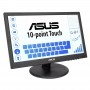 ASUS VT168HR monitor de ecrã 39,6 cm (15.6") 1366 x 768 pixels WXGA LED Ecrã táctil Preto