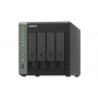 QNAP TS-431X3 NAS Tower Annapurna Labs Alpine AL-314 4 GB DDR3 0 TB QNAP Turbo System Preto