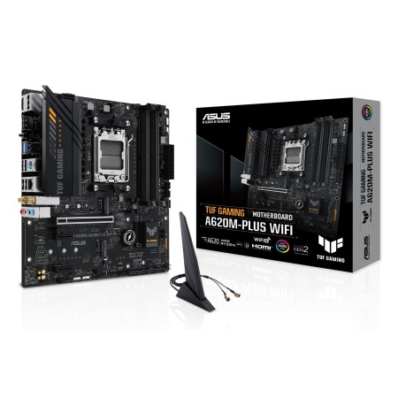 ASUS TUF GAMING A620M-PLUS WIFI AMD A620 Ranhura AM5 micro ATX