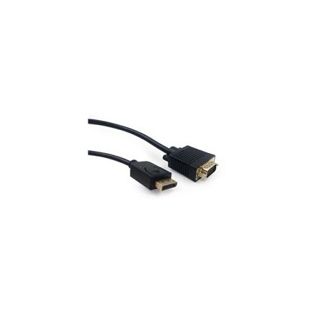 Gembird CCP-DPM-VGAM-6 video cable adapter 1.8 m VGA (D-Sub) DisplayPort Black