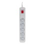 Activejet grey power strip with cord ACJ COMBO 5G/3M/BEZP. AUT/S