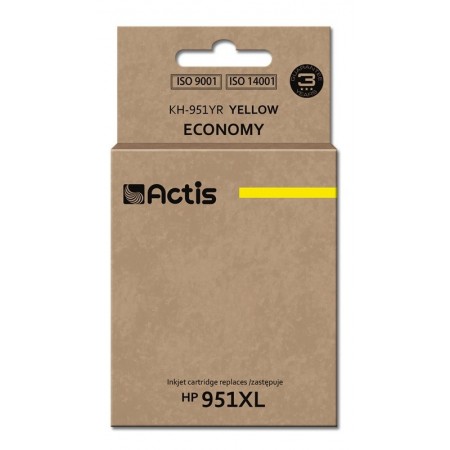 Actis KH-951YR ink for HP printer- HP 951XL CN048AE replacement- Standard- 25 ml- yellow