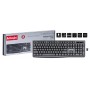 Activejet K-3803SW Keyboard wireless battery powered by 1x 1.5V AAA black