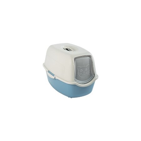 ROTHO Bailey Hooded litter box Blue, White