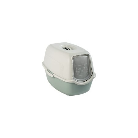 ROTHO Bailey Hooded litter box Green, White