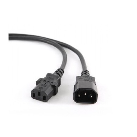 Gembird PC-189-VDE power cable Black 1.8 m C14 coupler