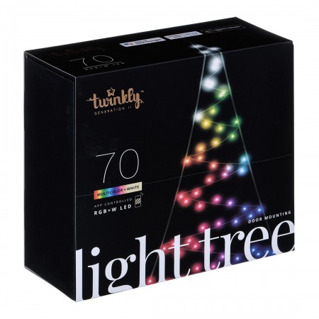 Twinkly 70 LED RGBW 2D Christmas tree