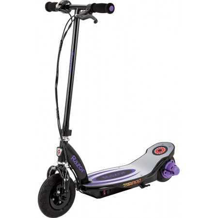 Razor PowerCore E100 Aluminium 18 km/h Aluminium, Black, Purple