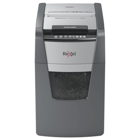 Rexel AutoFeed+ 150M distruggi documenti Taglio a frammenti 55 dB 22 cm Nero, Grigio